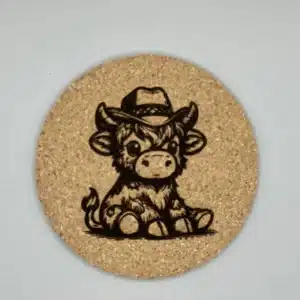 Custom Engraved Cork Coasters — 2 Creative Huskies