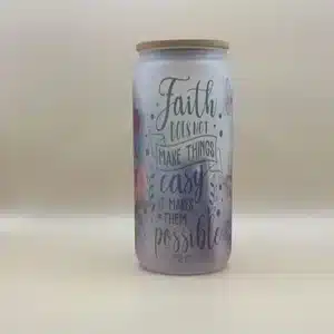 Faith glass tumber
